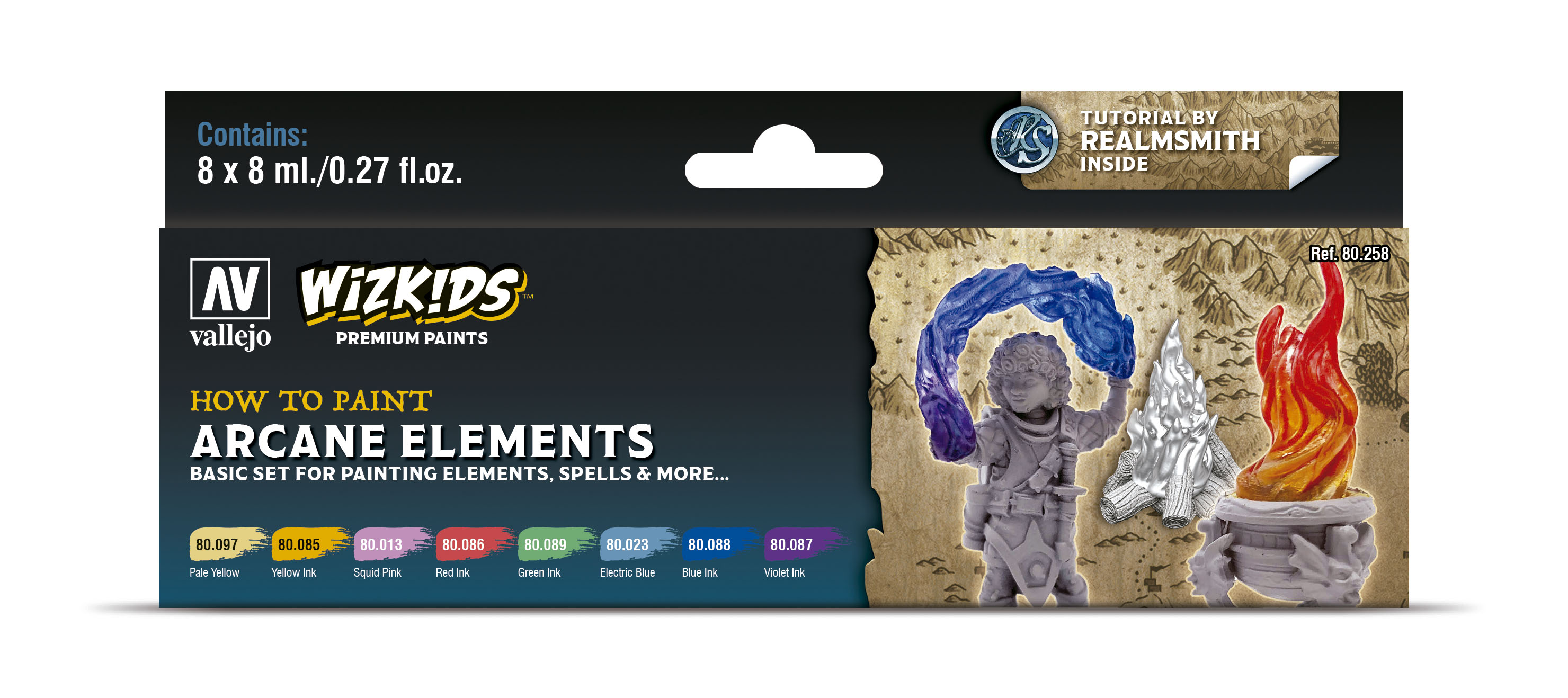 Levně Vallejo Wizkids Premium Set 80258 Arcane Elements (8)