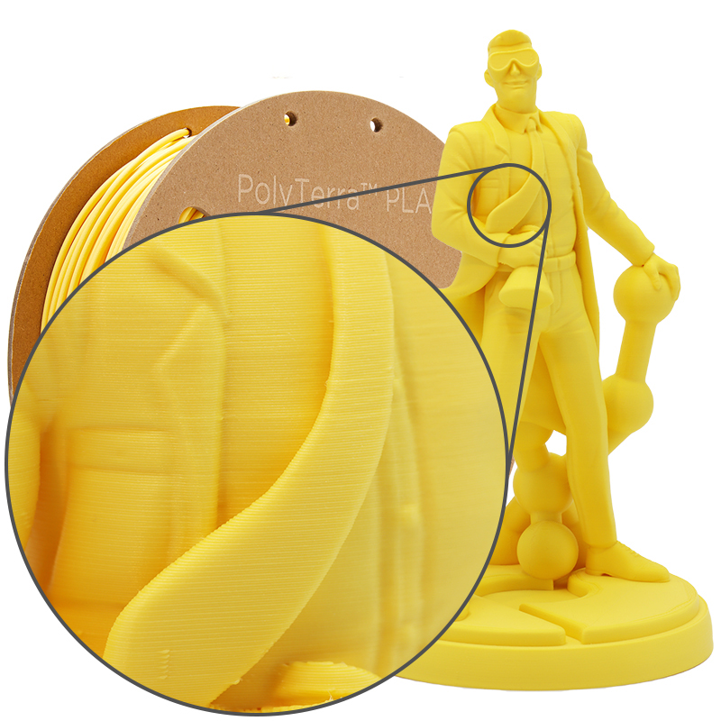 PLA PolyTerra filament Savannah Yellow 1,75mm Polymaker 1000 g