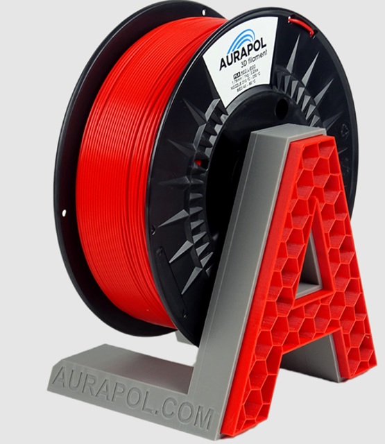 Levně PLA filament červený L-EGO 1,75 mm Aurapol 1 kg