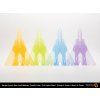 PLA Crystal Stian Ervik Wahlvag Surprise Egg 6 Tiny Jet Fighter fillamentum crystal clear