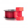 stará cívka PETG TRANSPARENT RED transparent Filament PM
