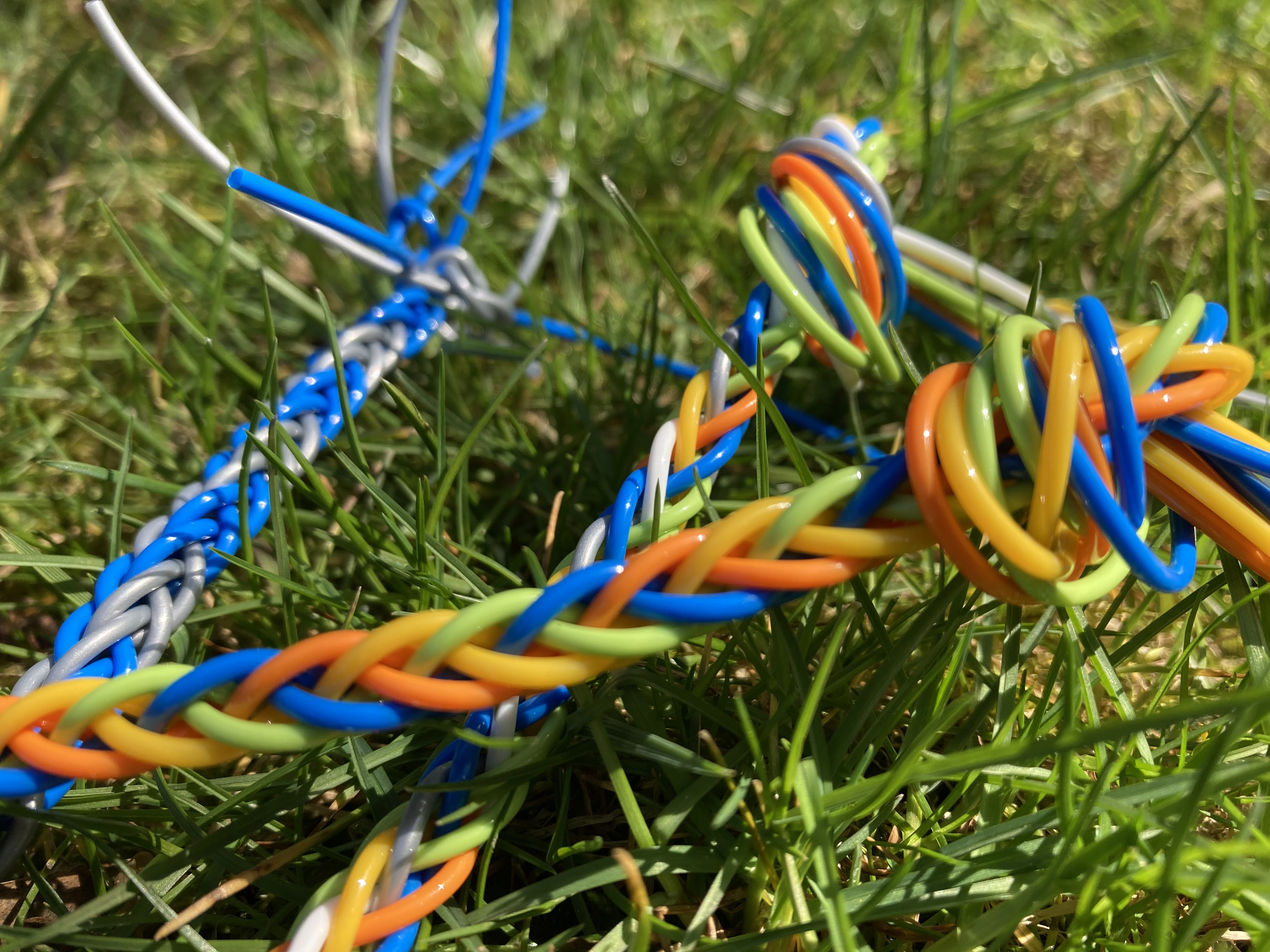 Ako upliesť korbáč z flex filamentu ?