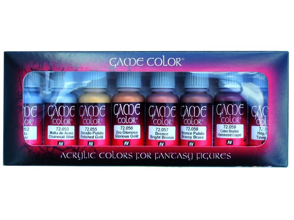 Vallejo Game Color Set 72303 Metallic Colors