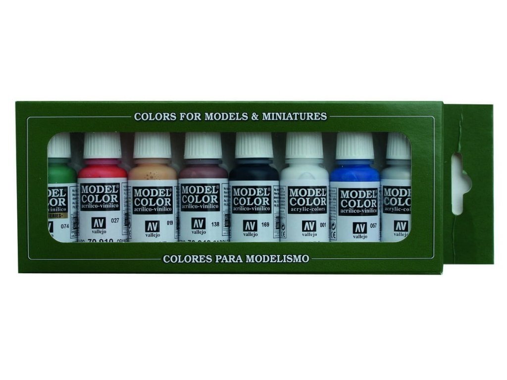Vallejo Model Color 8 colors Set 70103 Wargames Basics