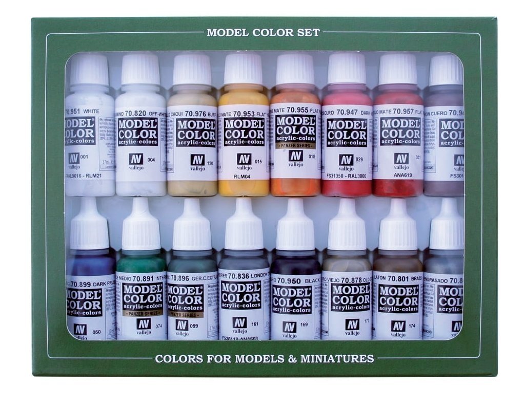 Vallejo Model Color 16 color Set 70149 Napoleonic Colors
