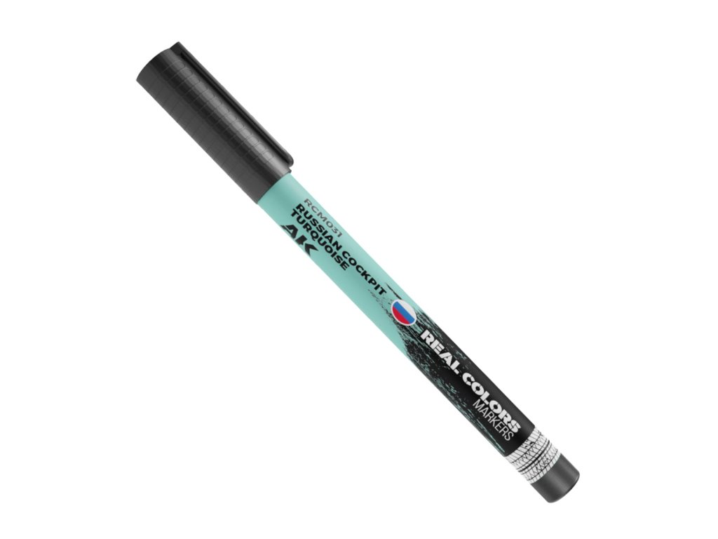 AK Interactive fix Real Colors Marker Russian Cockpit Turquoise RCM031