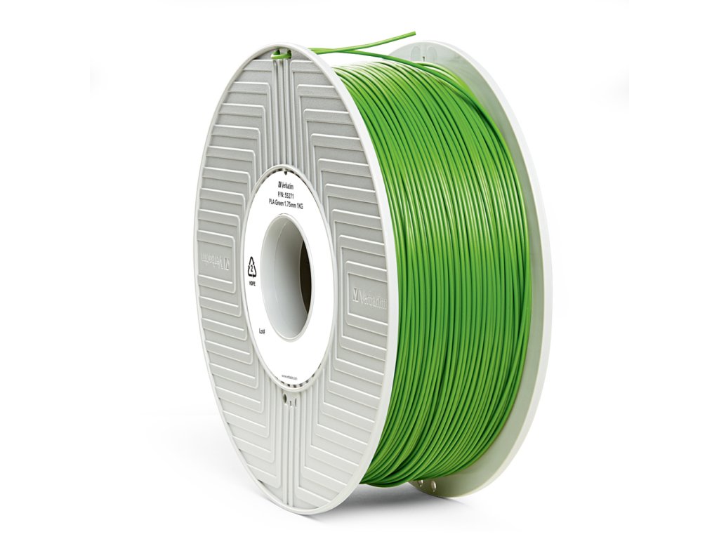 Verbatim tlačová struna PLA, green, 1,75 mm, 1 kg