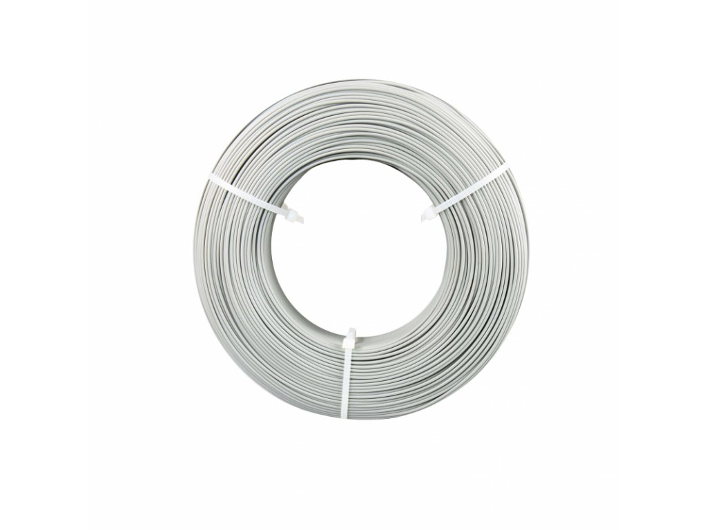 Fiberlogy tlačová struna EASY PLA Refill - náplň bez cievky, farba nerez/inox, 1,75mm, 0,85kg