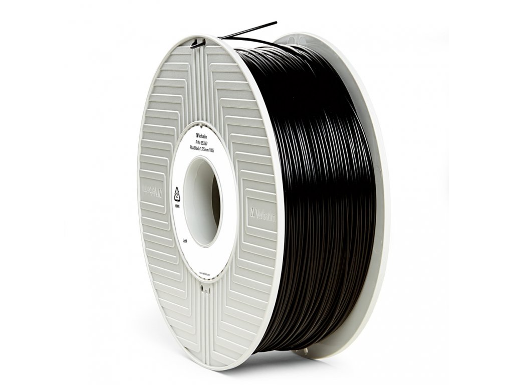 Verbatim tlačová struna PLA, black, 2,85 mm, 1 kg