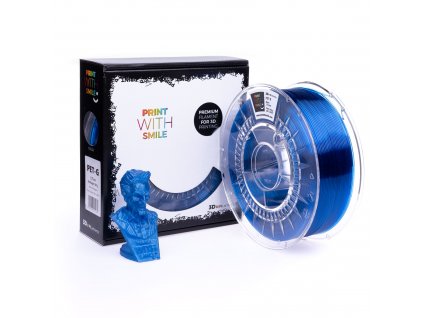 PET-G filament Blue Lagoon TR 1,75 mm Print With Smile 1kg