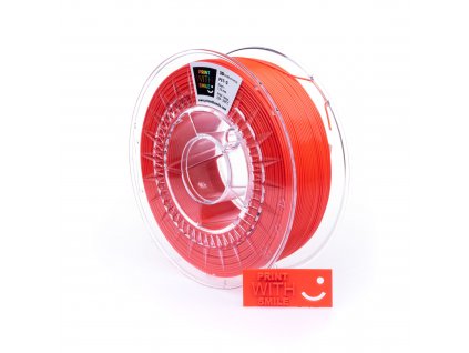 PET-G filament Neon Red TR 1,75 mm Print With Smile 1kg