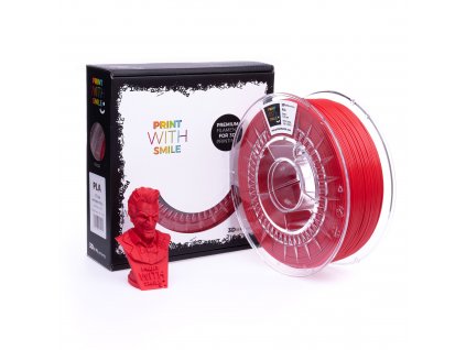PET-G filament Rubin Red TR 1,75 mm Print With Smile 1kg