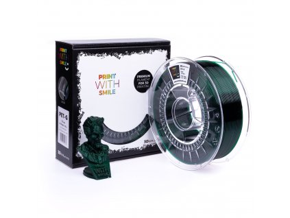 PET-G filament Green Bottle TR 1,75 mm Print With Smile 1kg