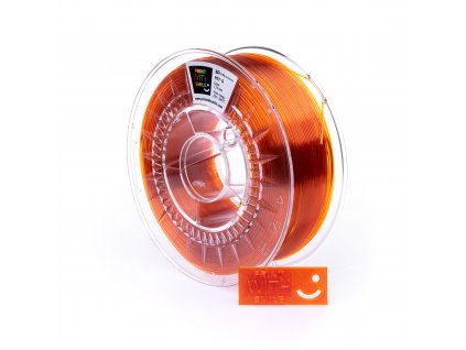 PET-G filament Orange glass 1,75 mm Print With Smile 1kg