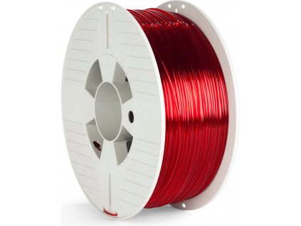 PET-G filament 1,75 mm červený transparent Verbatim 1 kg