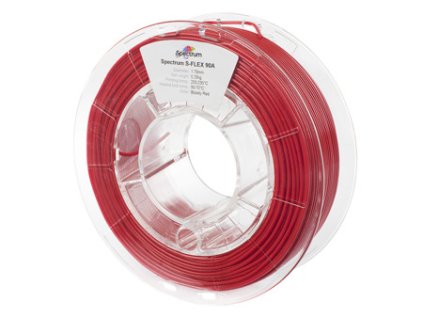 Filament S Flex 90A 1,75 mm BLOODY RED 0,25 kg Spectrum