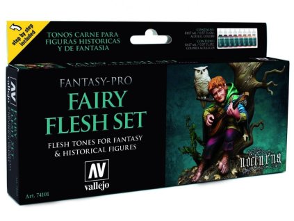 Vallejo Pre Nocturna Set 74101 Fairy Flesh Set
