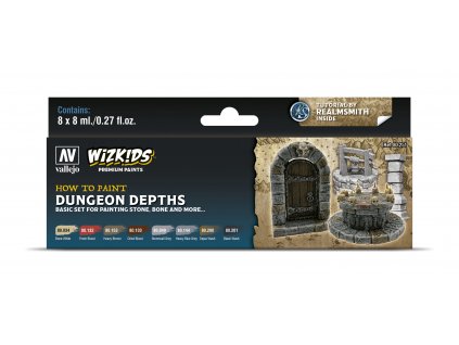 Vallejo Wizkids Premium Set 80251 Dungeon Depths (8)
