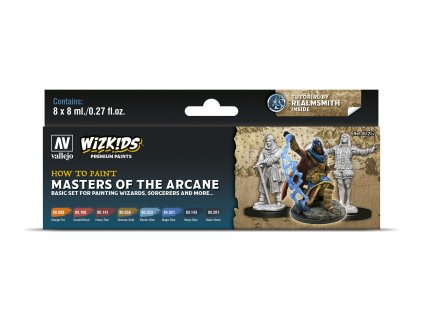 Vallejo Wizkids Premium Set 80257 Masters of the Arcane