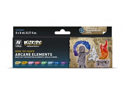 Vallejo Wizkids Premium Set 80258 Arcane Elements (8)