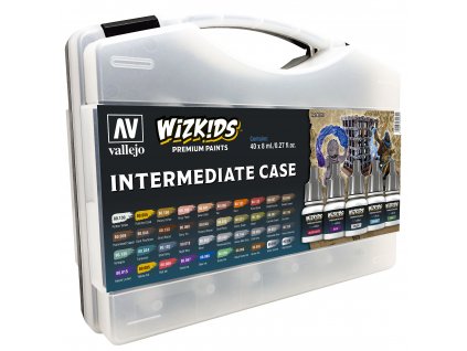 Vallejo Wizkids Premium Set 80261 Intermediate Case 40x8ml