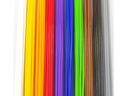 Struny do 3D pera PLA 1,75mm bez krabičky 10 farieb (50bm) eko 150 ks