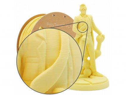 PLA PolyTerra filament Banana 1,75 mm Polymaker 1kg