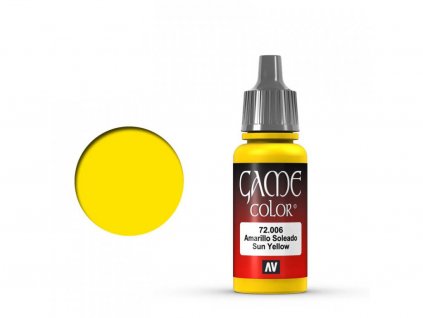 Vallejo Game Color 72006 Sun Yellow 18 ml