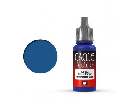 Vallejo Game Color 72022 Ultramarine Blue (17 ml)