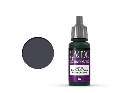 Vallejo Game Extra Opaque 72155 Heavy Charcoal 18 ml