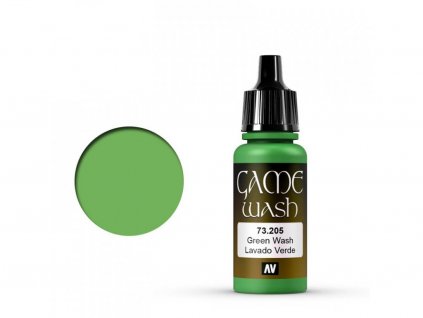 Vallejo Game Wash 73205 Green (17 ml)