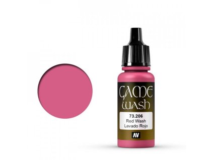 Vallejo Game Wash 73206 Red 18 ml