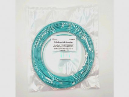 VZORKA 20 METROV PolySmooth filament béžový  1,75 mm Polymaker