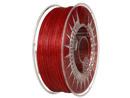 pla filament devil design galaxy red