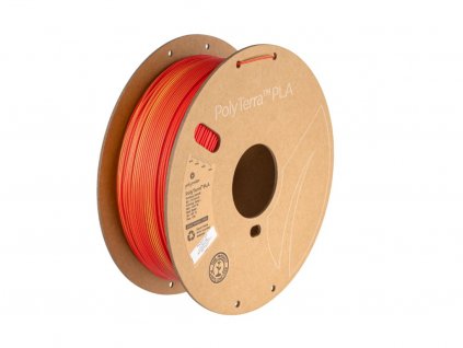 PLA Dual PolyTerra filament Sunrise (Red-Yellow) 1,75 mm Polymaker 1kg