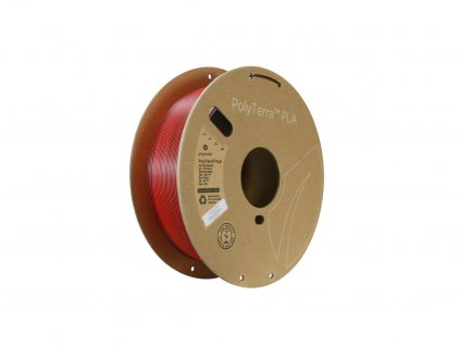 PLA Dual PolyTerra filament Shadow Red Black-Red 1,75 mm Polymaker 1 kg