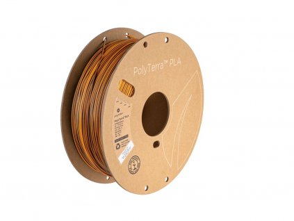 PLA Dual PolyTerra filament Shadow Orange Black-Orange 1,75 mm Polymaker 1 kg