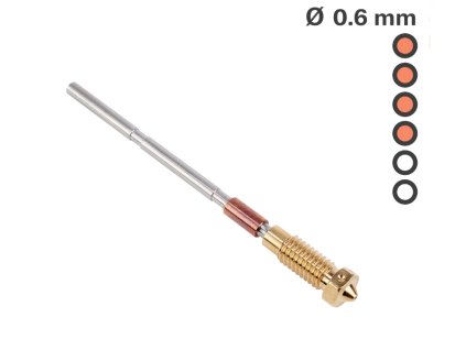 Prusa Nextruder tryska Brass 0,6 mm
