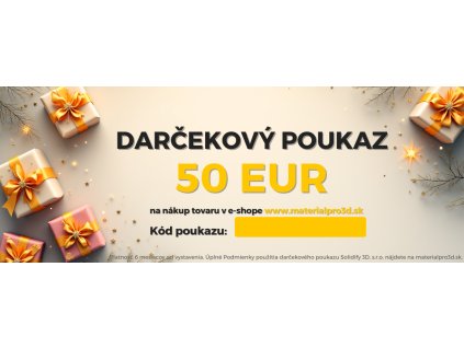 Elektronický darčekový poukaz