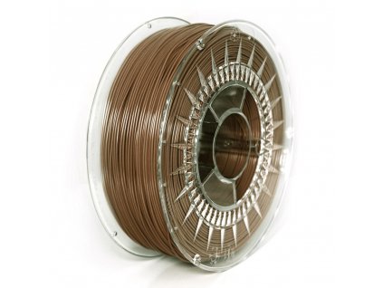 Devil Design tlačová struna PLA, brown, 1,75 mm, 1 kg, RGB 116, 62, 43; Pantone 478C