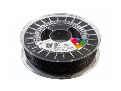 FLEX tlačová struna true black 1,75 mm Tvrdosť 93A Smartfil 0,75 kg