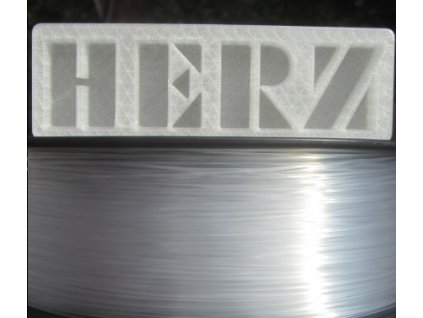 Plexisklo Herz tlačová struna 1,75 mm transparent 1 kg