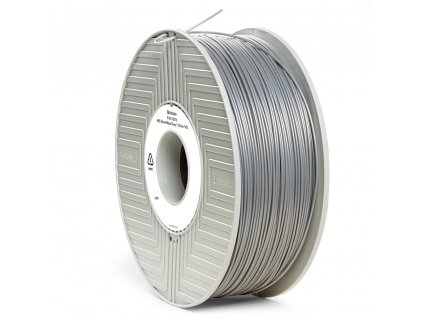 Verbatim tlačová struna ABS, metalicky sivý - silver/metalic grey, 1,75 mm, 1 kg