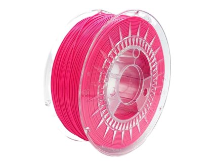 pla filament bright pink devil design