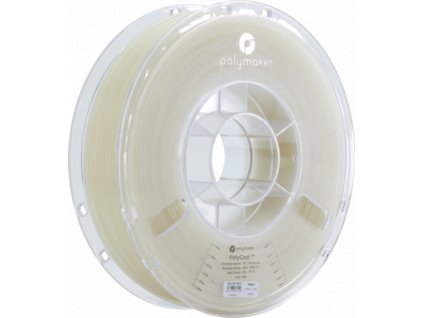 PolyCast tlačová struna pre výrobu foriem v zlievarenstve 1,75 mm Polymaker NATURAL 0,75 kg