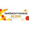 Darčekový poukaz pre nákup v hodnote 60 EUR