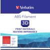 ABS tlačová struna 1,75mm červená Verbatim 1000 gramů