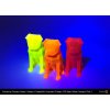 CPE HG100 Neon Yellow Orange Pink Transparent Filament Frenzy pugs 3 preview