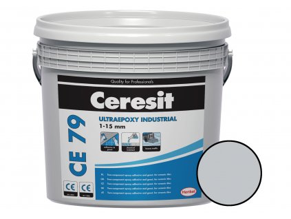 CERESIT CE 79 ULTRAEPOXY  INDUSTRIAL  epoxidová spárovací hmota a lepidlo bal. 5 kg barva Light Gray