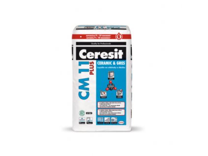 CERESIT CM 11 PLUS CERAMIC & GRES gresové lepidlo na lepení nenasákavých obkladů a dlažby bal. 25 kg